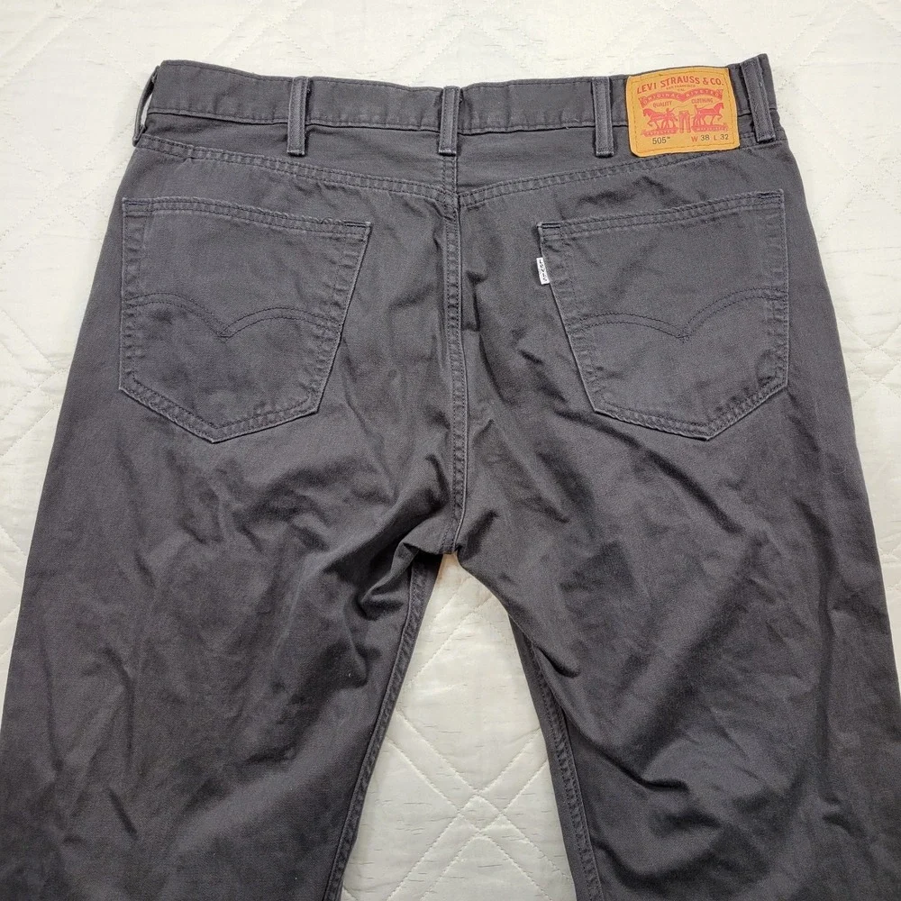 Levis 505 black jeans men's‎ 38X31